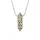 Natural Crystal Double Hexagonal Pointed Gemstone Pendant Necklace with 45cm Chain Gemstone Hexagon Point Pendant choker