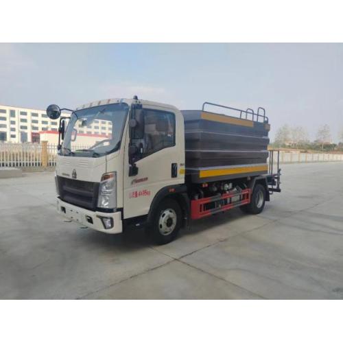 Camion de balayeur à vide de la poussière de nettoyage de route Howo