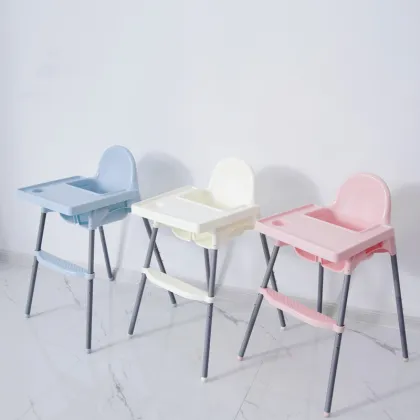 Adjustable Baby Folding High Chair for Dining