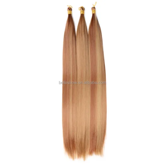 Wholesale 20-28 Inch smooth Braids Synthetic Hair black mix color box Bulk Jumbo bone straight hair bundle crochet braiding hair