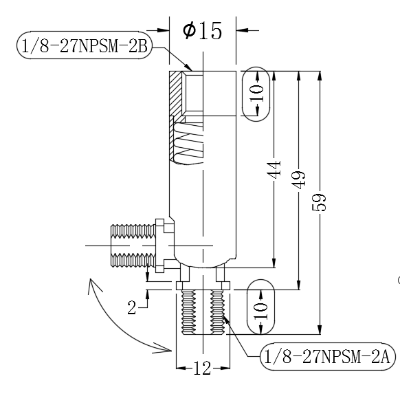 0 to 90-degree Ceiling Adapter Steel Lamp Parts