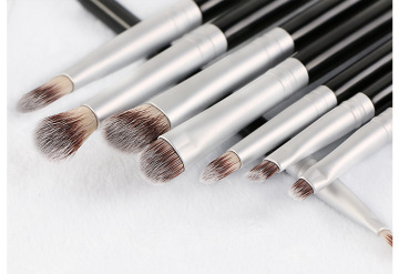 vegan black glitter makyaj fırça seti Eyemakeup Kit