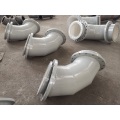 chemical industry wear resistant alumina ceramic lined pipe.