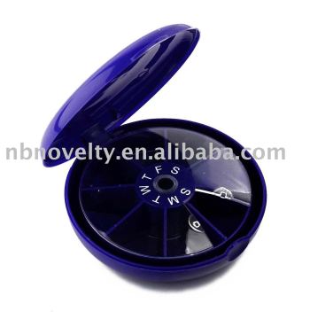 round pill box