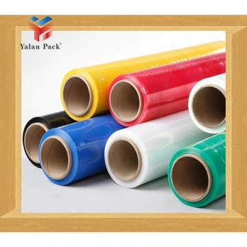 Colored PVC Shrink Wrap Rolls - Red, Green, and Yellow