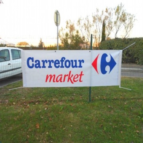 Economical Customed PVC Banner for Advertising with Rope