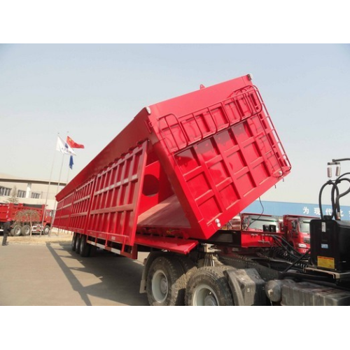 3 Axle side wall tipper semi Dump Trailer