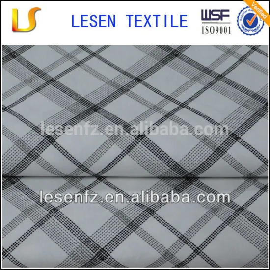 high quality comfortable 100% cotton yarn dyed fabric