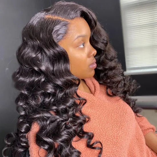 13 By 6 Hd Transparent Loose Wave Lace Front Wigs For Black Women 30 36 40 Inch Loose Curly Wave Virgin Human Hair Wig Curl Wig