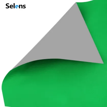 Selens Chromakey Background Cloth Green/Gray - SFC-DB for Photography