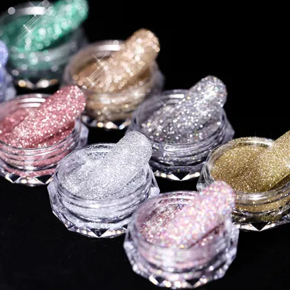 Non-Toxic Bulk Craft Glitter Pigment Powder for Nail Art