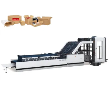 GK-1300E/1450E/1650E Automatic Paperboard Corrugated Paper Corrugated Carton Flute E Laminator Machine