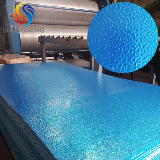 Embossed Orange Peel Sheet: Anodized Aluminum Coil with Checkered Design