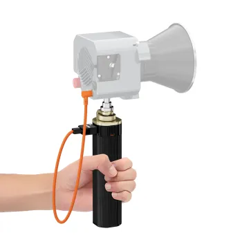 ZGCINE ZG-H90 Dual Battery Grip: Versatile Power Solution for Video Lights, Monitors, Cameras, and More with USB-C 100W Input/Output and D-Tap Output