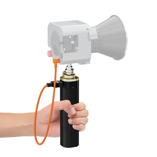 ZGCINE ZG-H90 Dual Battery Grip: Versatile Power Solution for Video Lights, Monitors, Cameras, and More with USB-C 100W Input/Output and D-Tap Output