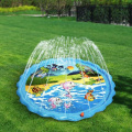 3-in-1 Splash Pad 150cm Sprinkler Play Mat