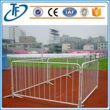 Galvanized crowd control panel fencing