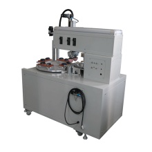 Hot selling servo closed cup rotating pad printer with robot for plastics metal items