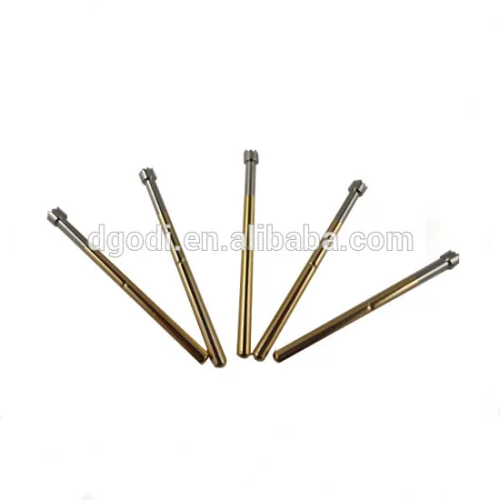 ISO9001 certificated high quality brass/stainless steel pcb test pin supplier