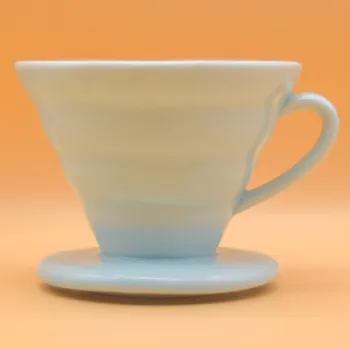 Portable Porcelain Pour Over Coffee Maker for 2-4 Cups