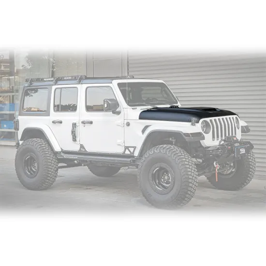 Fury Steel Engine Hood Cover Accessories for Jeep Wrangler JL (2018-2021)