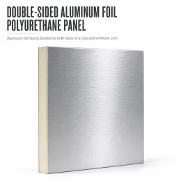 aluminum foil faced PU or PIR sandwich panel