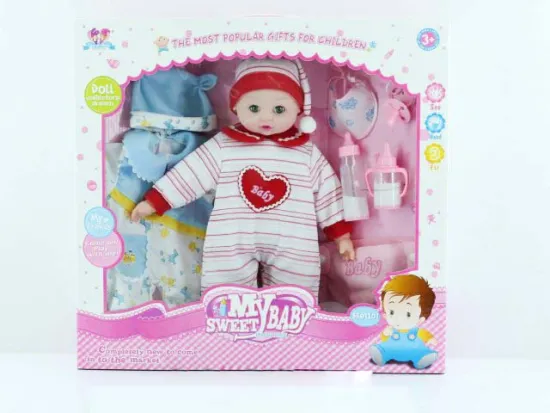 16" FIGURES WITH BOTTLE + CLOTHES