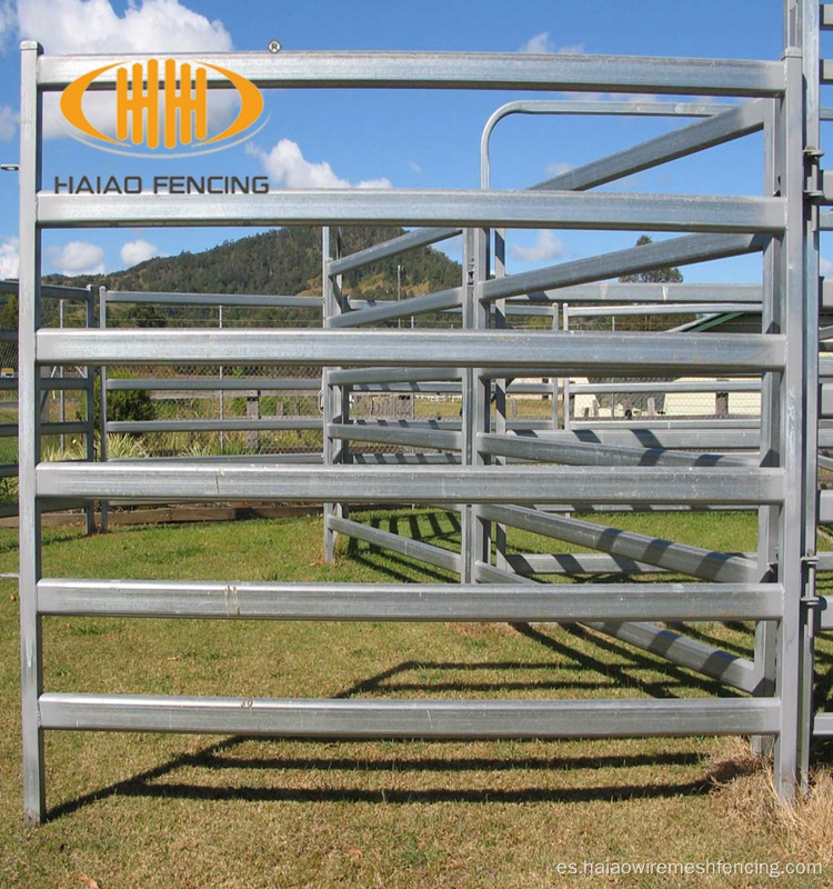 Panel de ganado galvanizado de la cerca del patio de ganado al por mayor