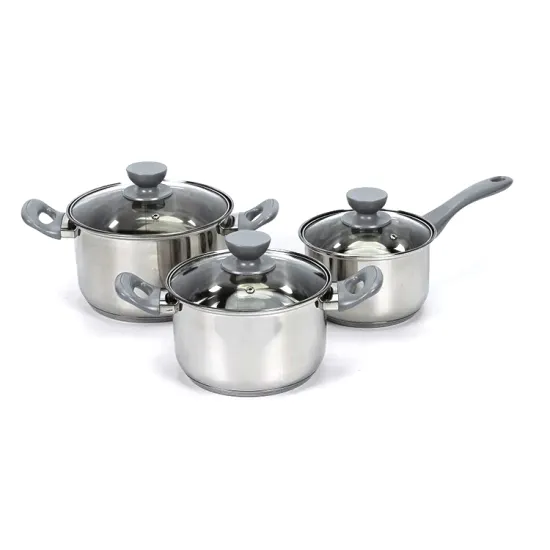 Customized Stainless Steel Cooking Pots for Home Kitchens