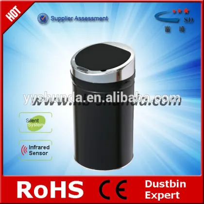 Household Office Hotel s/s sensor trash can red