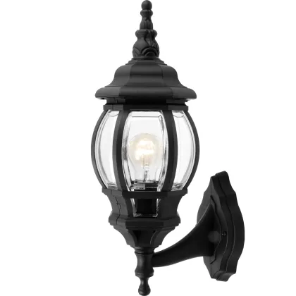 Outdoor Gate Pillar Lights: Classic Plastic Garden Lighting for Exterior Decor