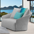 Graue Stoffecke 321 Sektionale Sofa-Set