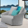 Graue Stoffecke 321 Sektionale Sofa-Set