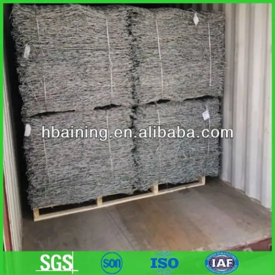 Stone gabion iron wire box
