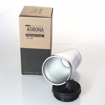 Stainless Steel Auto Mug with Jagged