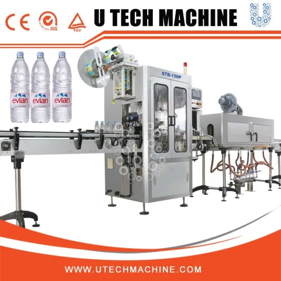 Automatic Shrink Sleeve Labeling Machine For Small Bottle Water Cap Security Seal