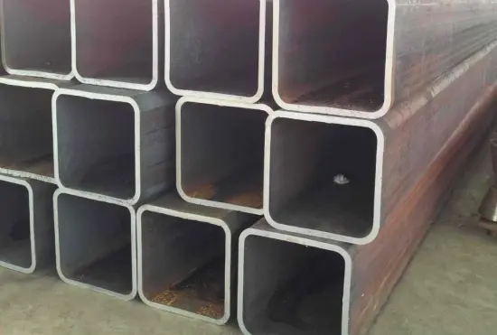 Black Square Steel Pipe Tube Building Material