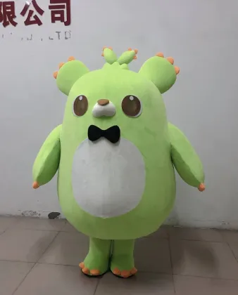 Superior Quality Green Bear Mascot Costume Made in China for Sale