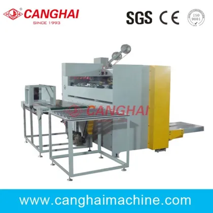 Corrugated paper stitcher machine