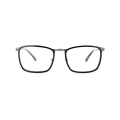 Νέο στυλ Ευρώπης unisex πλήρες rim ορθογώνιο πολύχρωμα μεταλλικά οπτικά γυαλιά