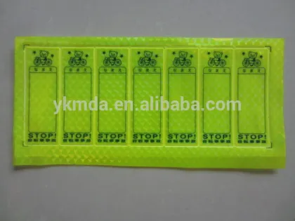 3m reflective sticker material and custom light reflective stickers