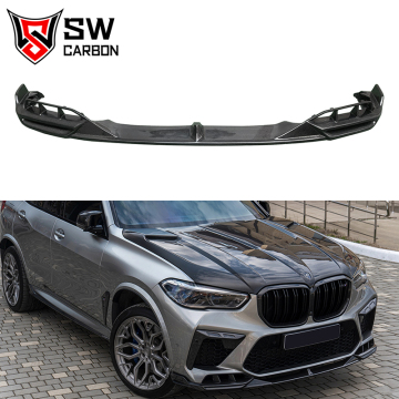 X5M F95 Fibra di carbonio Splitter anteriore in stile LD per BMW F95 X5M/X5 Competizione 2019-2023