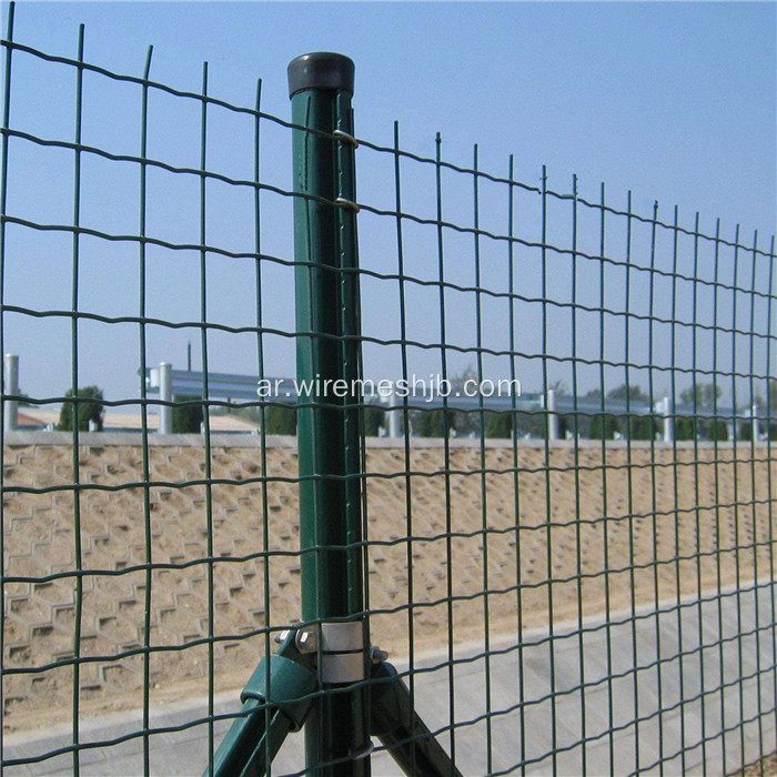 2 &#39;&#39; x 3 &#39;&#39; الأخضر PVC المغلفة ملحومة شبكة أسلاك السياج