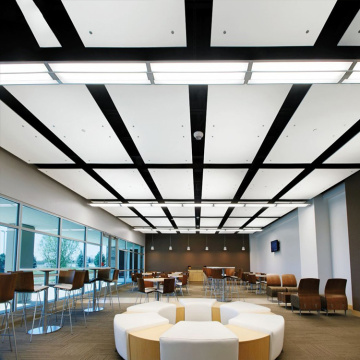 Defletores acústicos suspensos de fibra de vidro para salão de banquetes