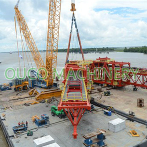 80T Heila Electrohydraulic Driven Lattice Offshore Crane China