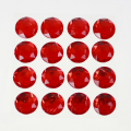 4x4 Czerwony Diament Scrapbooking Gemstone Naklejka