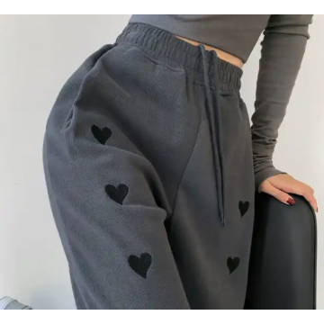 Love Sports Pants Women's High Waist Loose