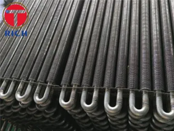 Brown Fintube Hairpin Heat Exchanger Embedded Finned Tube