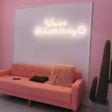 LED NEON SIGN ON YOUR HOME WALL