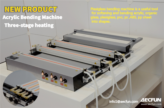Three-Stage Heating Acrylic Bender for Channel Letters and Lightboxes